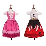 Dressing Up Costume Princess / Pirate 2 in 1 Outfit (3yrs+)