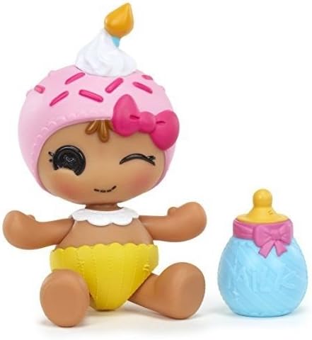 1 ^^ ^ Lalaloopsy Babies Newborn Doll- Cupcake ^ Lalaloopsy Babies Newborn doll Cupcake is frosty and pink with sprinkles and a bow