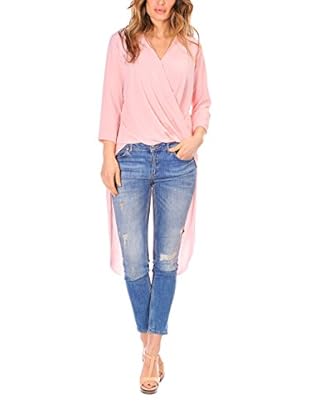 Maison Dudu Blusa Lilou (Rosa Claro)