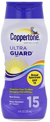 Coppertone UltraGuard Sunscreen Lotion SPF 15/UVA/UVB Protection