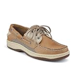 Sperry Top-Sider Men's Nautical Billfish 3-Eye Boat Shoe, Tan/Beige, 10 2E US