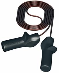 Harbinger 331400 9-Foot Adjustable Leather Trigger Handle Jump Rope