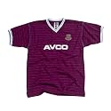 Score Draw Official Retro West Ham United 1986 Men's Football Shirt