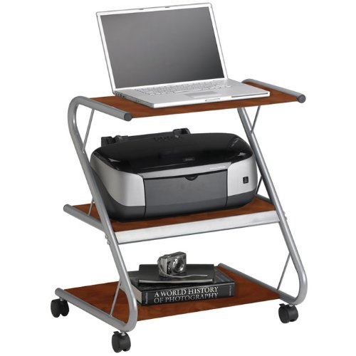 ZFrame Laptop Cart Anthracite Laminate/Metalic Gray Frame