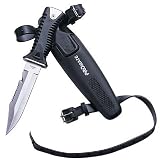 Scuba Diving Stainless Steel Sharp Tip Knife, 5 1/4