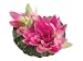 Faux 4 Floating Lotus w/Waterdrop 1 Flw. & 1 Bud Lavender (Pack of 12)