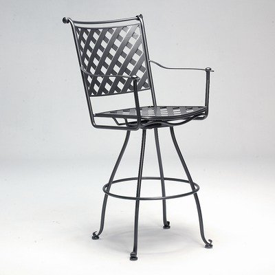 Maddox Swivel Bar Stool Finish: Twilight