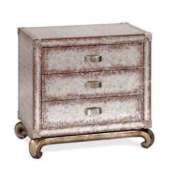 PC4809 - Three Drawer Chest in Eglomise Glass