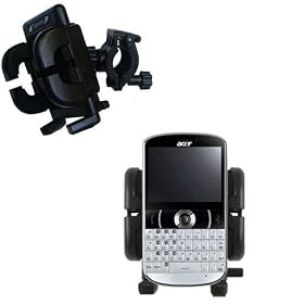 Bike Handlebar Holder Mount System for the Acer beTouch E130 E140 - Gomadic Brand