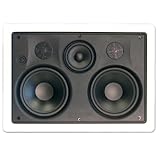 Pure Resonance Audio PRS-CC555 In Wall Center Channel Speaker 150W 3' Mid Range Dual Tweeters Single Speaker