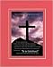 Beautiful and Inspiring and Inspiring 8 x 10 Inches Frame able Note Card (The Seven Last Words of Christ . . . ) on Double Beveled Matting