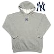 New York Yankees MLB Youth JV" Pullover Hooded Sweatshirt (Heather Grey)"