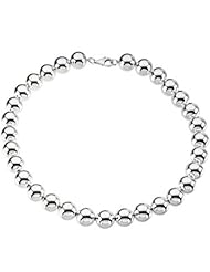 8" 14mm Bead Bracelet in Sterling Silver