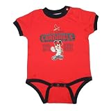 MLB St.Louis Cardinals Baby / Infant One-Piece Bodysuit / Romper / Onesie - Red & Blue (Size: 3-6)