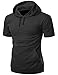 Xpril Men's Cotton Zip up Hoodie T-Shirt