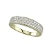 14K Yellow Gold 1/2 ct. Pave Set Diamond Ring