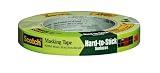 3M 2060 Scotch Masking Tape for Hard-to-Stick Surfaces, 3/4-Inch x 60-Yard, 1-Pack