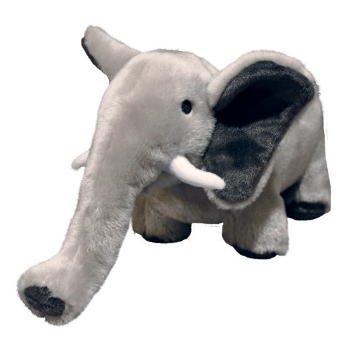 VIP Products Mighty Ellie Elephant Safari Dog Toy, Gray