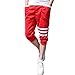 Amoin Men's Slim Fit Harem Jogging Sports Stripe Pants