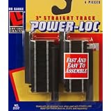 Ho 3 Power Loc Straight by Life Like