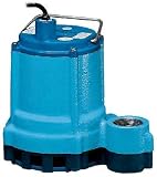 Little Giant 9E-CIM, 4/10 HP, 57 GPM - Manual Submersible Sump Effluent Pump, 15' power cord (509200