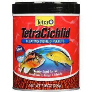 Tetra 77018 TetraCichlid Pellets, 7.05-Ounce, 650-ml
