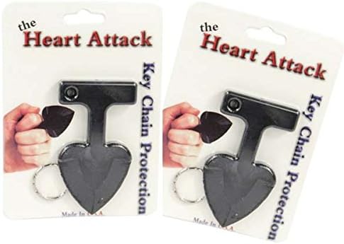 Heart Attack Self Defense Keychain-Set of 2