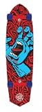 Santa Cruz Screaming Hand Artery Complete Skateboard - Red/Blue, 8.1 x 29.9 Inch