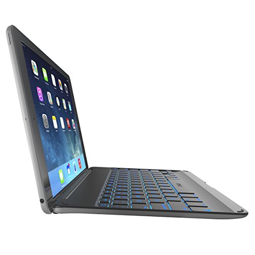 ZAGG Cover Case with Backlit Bluetooth Keyboard  for iPad Air-Black