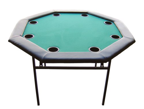 48 Inch Octagon Texas Hold'em Poker Table w/ Folding Legs