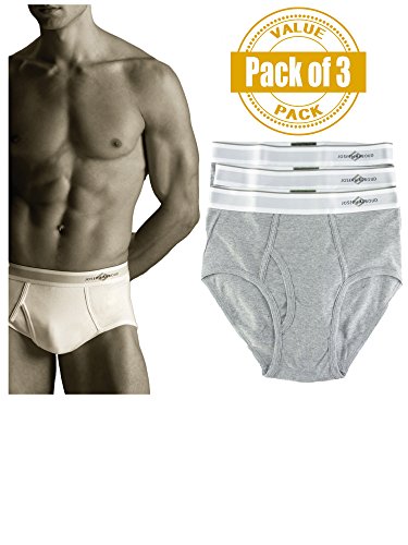 Joseph Abboud Men's 3 Pack Hi - Combed Cotton Color Briefs Joseph Abboud Men's 3 Pack Hi - Combed Cotton Color Briefs
