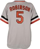 Brooks Robinson Autographed Jersey | Details: Baltimore Orioles, Throwback, HOF 83 Inscription