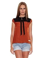 Titis Clothing Blusa Moustache (Marrón)