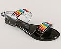 Pyramid Stud Double Strap Sandal