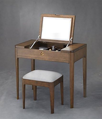 Walnut Mid Century Mini table, Dressing table; Mid Century Dresser, Mid Century Vanity. -BQ Line