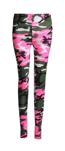 Forever Women's Plus Size Camouflage Army Print Jersey Leggings