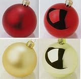Club Pack of 600+ Red & Gold Shatterproof Christmas Ball Ornaments