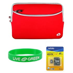 Buy Acer Aspire One AOA150 8.9-Inch Netbook Compatible Neorpene Sleeve Case and 8 GB Micro SDHC... by Young Micro