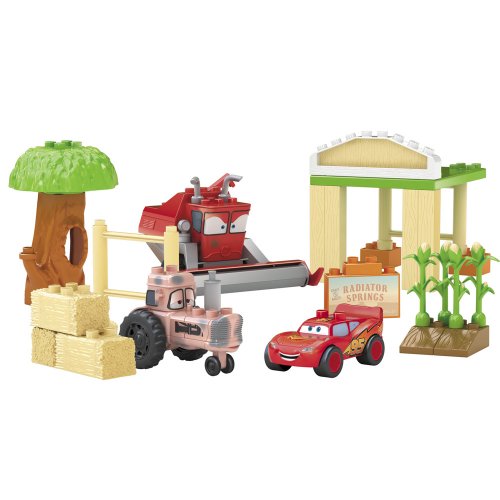 Mega Bloks Disneys Cars Tipping Tractor Play Set