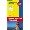 Falk Regionalkarte Bremen - Osnabr�ck - Ostfriesland 1:150 000