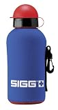 Sigg Neoprene Pouch for Kids Water Bottles (0.4-Liters, Blue)
