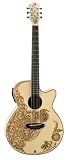 Luna Henna Oasis Acoustic Guitar, Spruce - B000P4WU5E