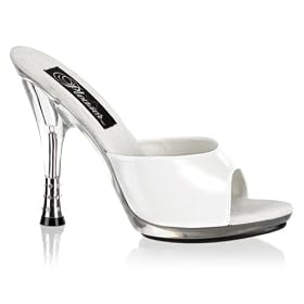 Click here to buy Glitzy-501 4 3 4'' RS-Embossed Cone Heel P F Slide.