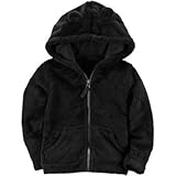 Carter's(カーターズ) シェルパフード ブラック アウタージャケット 2歳【並行輸入】