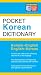 Books : Pocket Korean Dictionary
