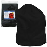 Trademark 82-5044BLK Heavy Duty Jumbo Sized Nylon Laundry Bag - BLACK
