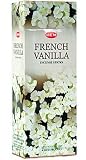 French Vanilla - Box of Six 20 Stick Tubes, 120 Sticks Total - HEM Incense