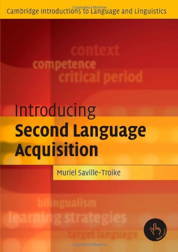 Textbook - Introducing Second Language Acquisition (Cambridge Introductions to Language and Linguistics)