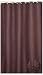 Carnation Home Fashions Waffle Weave Fabric Shower Curtain, Brown