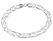 Men's Bracelet Anchor Chain 9 Inches in Sterling Silver .925
